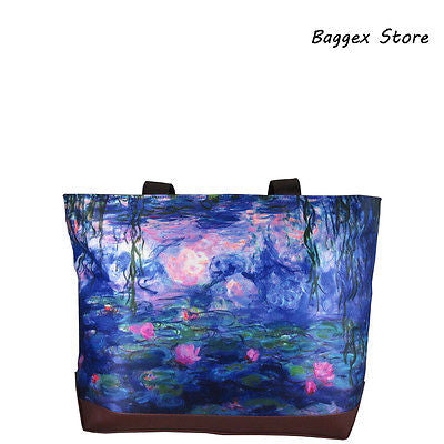Claude Monet Water Lilies Tote Bag Aesthetic Tote Bag Art 