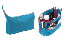Makeup Bag Bag Organzier Reversible Multi-Pockets Water-resistant & Heavy-duty easy to clean  perfect for vanity travel.