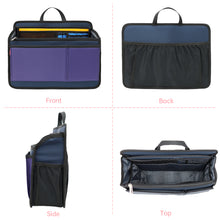 Handbag/Briefcase Insert Organizer with Gusset (L)