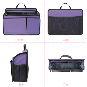Handbag/Briefcase Insert Organizer with Gusset (L)