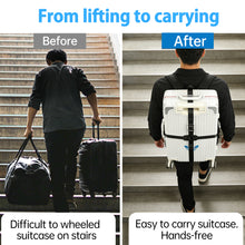 Foldable Backpack Harness Carry-On Transformer for Travelers, Musicians, Outdoor Adventurers Works on Stairs, Mud, Snow,  Cobblestone