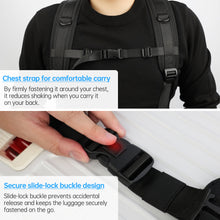 Foldable Backpack Harness Carry-On Transformer for Travelers, Musicians, Outdoor Adventurers Works on Stairs, Mud, Snow,  Cobblestone