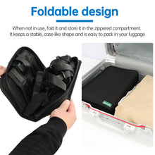 Foldable Backpack Harness Carry-On Transformer for Travelers, Musicians, Outdoor Adventurers Works on Stairs, Mud, Snow,  Cobblestone