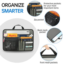 Bag Organizer Insert for Handbags Briefcases, S Size, Lightweight, Separated Pockets for Essentials