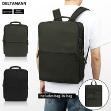 Office Backpack + Insert Organizer Set Smart Work Bag Job Office College File Storage