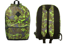 Urban Graffiti Print Backpack – Street Art Style for Daily Commute School Travel