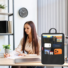 Backpack Insert Organizer, Office File Document Storage, Bag in Bag, Padded Nylon, Water-Repellent for Business Casual Men Women