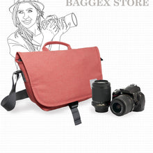 Baggex Store Stylish Camera Shoulder Bag for a DSLR Camera, 1 standard lens - Melange Fabric