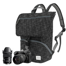 Sunelife padded camera backpack for dslr & mirrorless cameras - Polyester Jacquard