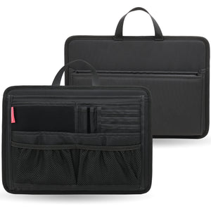 Business Briefcase Organizer Insert - Multi-Pocket Travel Document & E ...