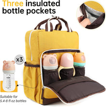 Diaper Backpack Lightweight, Large capacity, Waterproof, Stroller strap, Unisex Design For travel & daily
