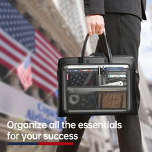 Business Briefcase Organizer Insert - Multi-Pocket Travel Document & Essentials Tidy
