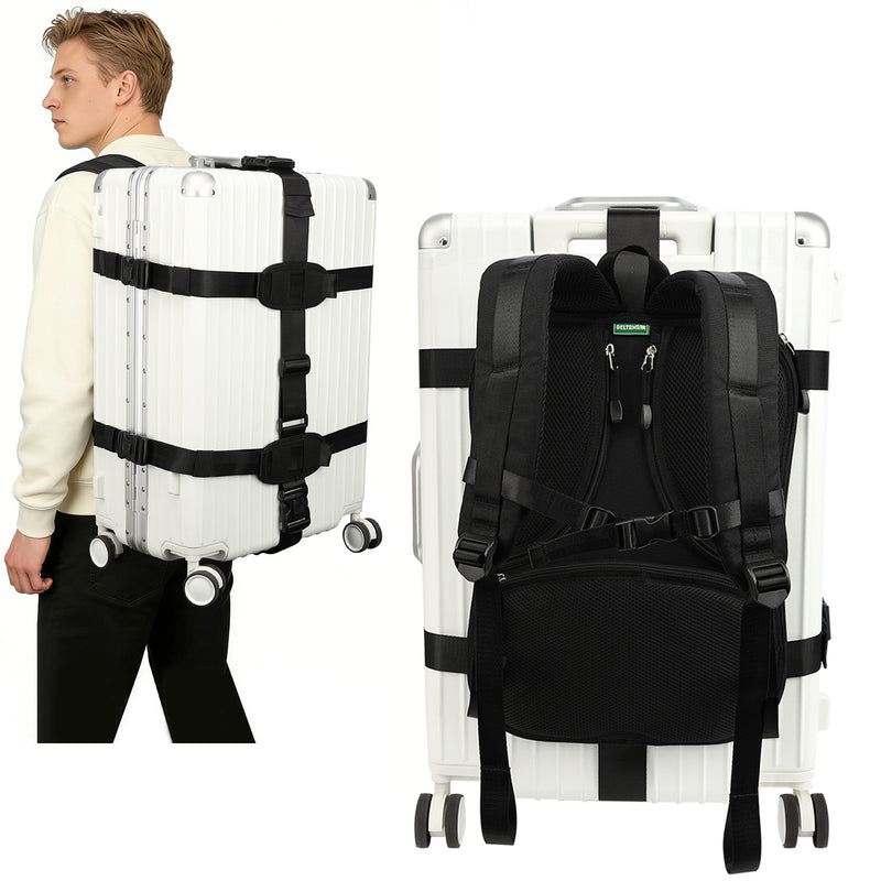 backpack or suitcase for travelling Hardcase Conversion System with Adjustable Straps Easy Travel – ideal for carrying 22-30 Inch Hard shell/Luggage Grey Chess Pattern Fjallraven The classic sold_out Size:7' MED-HEAVY 15-30LB.    TXESX70MH