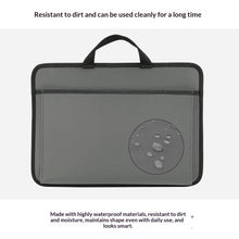 Gray protective case with water droplet illustration on a white background