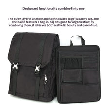 Backpack with Insert Organizer Set, for Travel, Business, College, Casual, Slim and Smart Looking, Women & Men