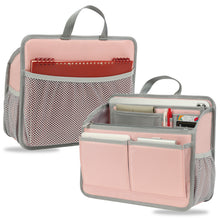 Tote Bag Organizer Insert, 19-Pocket, Padded Nylon Shaper with Handle (Small) | Baggex Store