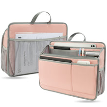 Briefcase Organizer Insert, 20-Pocket, Padded Nylon Shaper with handle(Large) | Baggex Store