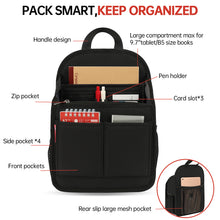 Backpack Insert Organizer, Bag in Bag, S Size, Ipad Compatible Office Essentials Keeper