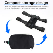 Adjustable H-Shaped Moving Straps, Adjustable Belt, fold up in pouch for Safely Moving and Lifting Heavy Boxes, Groceries, Luggage