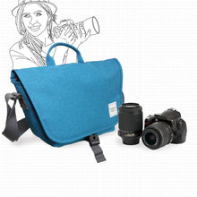 Baggex Store Stylish Camera Shoulder Bag for a DSLR Camera, 1 standard lens - Melange Fabric