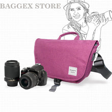 Baggex Store Stylish Camera Shoulder Bag for a DSLR Camera, 1 standard lens - Melange Fabric