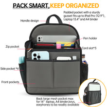 Bag Storage Organizer Insert, Bag in Bag, L Size, Multi-Pocket Water-resistant & Heavy-duty Gear Tidy for Bags