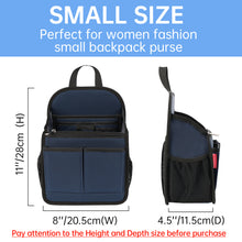 Backpack Insert Organizer, Bag in Bag, S Size, Ipad Compatible Office Essentials Keeper