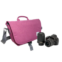 Baggex Store Stylish Camera Shoulder Bag for a DSLR Camera, 1 standard lens - Melange Fabric