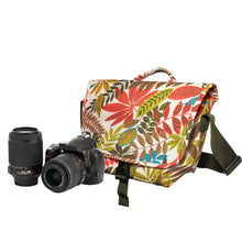Stylish Camera Shoulder Bag for a DSLR Camera, 1 standard lens(SUMMER LEAVES)