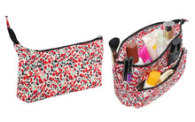 Makeup Bag Bag Organzier Reversible Multi-Pockets Water-resistant & Heavy-duty easy to clean  perfect for vanity travel.