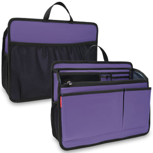 Handbag/Briefcase Insert Organizer with Gusset (L)