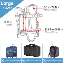 Baggex Store Hardcase/Carry On Trolley Luggage Backpack Conversion System Adjustable Strap