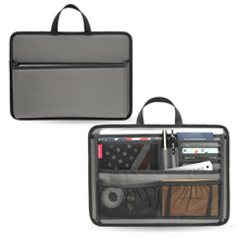 Business Briefcase Organizer Insert - Multi-Pocket Travel Document & Essentials Tidy