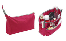 Makeup Bag Bag Organzier Reversible Multi-Pockets Water-resistant & Heavy-duty easy to clean  perfect for vanity travel.