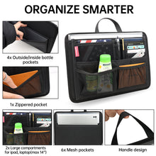Business Briefcase Organizer Insert - Multi-Pocket Travel Document & Essentials Tidy