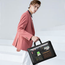 Business Briefcase Organizer Insert - Multi-Pocket Travel Document & Essentials Tidy