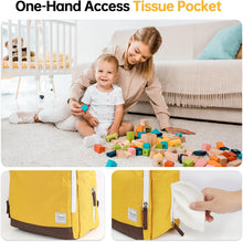 Diaper Backpack Lightweight, Large capacity, Waterproof, Stroller strap, Unisex Design For travel & daily