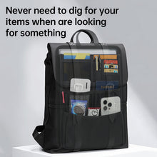 Backpack Insert Organizer, Office File Document Storage, Bag in Bag, Padded Nylon, Water-Repellent for Business Casual Men Women