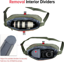 Stylish Camera Shoulder Bag for a DSLR Camera, 1 standard lens - 1680D Polyester