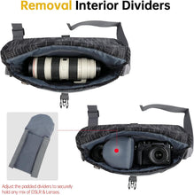 Stylish Waterproof Camera Messenger Bag for DSLR & Mirrorless Multi-Color