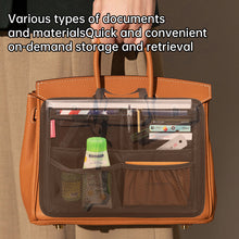 Business Briefcase Organizer Insert - Multi-Pocket Travel Document & Essentials Tidy