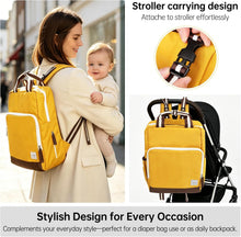 Diaper Backpack Lightweight, Large capacity, Waterproof, Stroller strap, Unisex Design For travel & daily