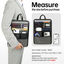 Backpack Insert Organizer, Office File Document Storage, Bag in Bag, Padded Nylon, Water-Repellent for Business Casual Men Women