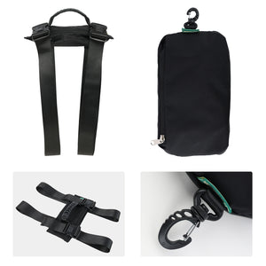 Fold up Box/Baggage Hand Carrying Straps in Pouch, Adjustable Belt, H-Shaped Style Carry Straps, for Safely Moving and Lifting Heavy Boxes, Groceries, Luggage