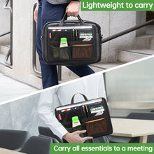 Business Briefcase Organizer Insert - Multi-Pocket Travel Document & Essentials Tidy