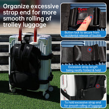 Backpack Carrying System with Adjustable Strap – ideal for carrying small to medium size hard shell case/hand baggage.