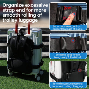 Hardcase Carry-On Trolley luggage Backpack Conversion System with ...