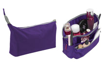 Makeup Bag Bag Organzier Reversible Multi-Pockets Water-resistant & Heavy-duty easy to clean  perfect for vanity travel.