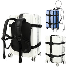 Rugged Backpack Conversion System, Backpack Luggage Strap for Easy Travel – ideal for carrying large size 22-30 Inch Hardshell Case/Luggage/Suitcase