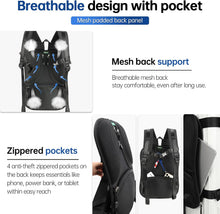 Hardcase Backpack Conversion System with Adjustable Straps for Easy Travel – ideal for carrying 22-30 Inch Hard shell/Luggage